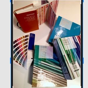Five piece Pantone Book collection